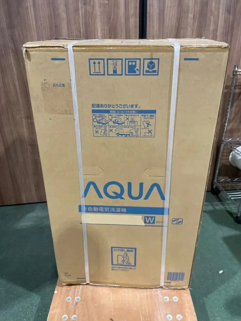 【中古家電】販売は当店で！新品未使用品 AQUA 全自動洗濯機 7.0kg  ワイドガラストップが入荷致しました！！